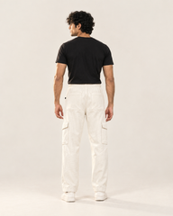 Off-White Cargo Six Pocket Trouser — 320 GSM Fleece