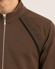 Poleyester fleece tracksuit Dark Brown