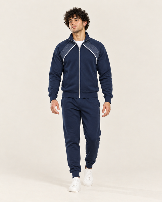 Poleyester fleece tracksuit Navy Blue