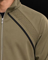 Poleyester fleece tracksuit Olive Khaki